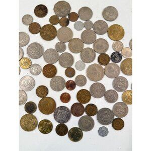 Lot of Various Coins Rupee Kenya Zimbabawe Seychelles Deutschland Tanzania